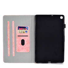 Load image into Gallery viewer, Sewing Thread Horizontal Solid Color Flat Leather Case with Sleep Function &amp; Pen Cover &amp; Anti Skid Strip &amp; Card Slot &amp; Holder