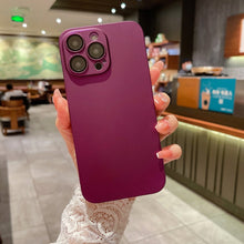 Load image into Gallery viewer, Oily Feel PC Shockproof Protective Phone Case, For iPhone 14 Pro