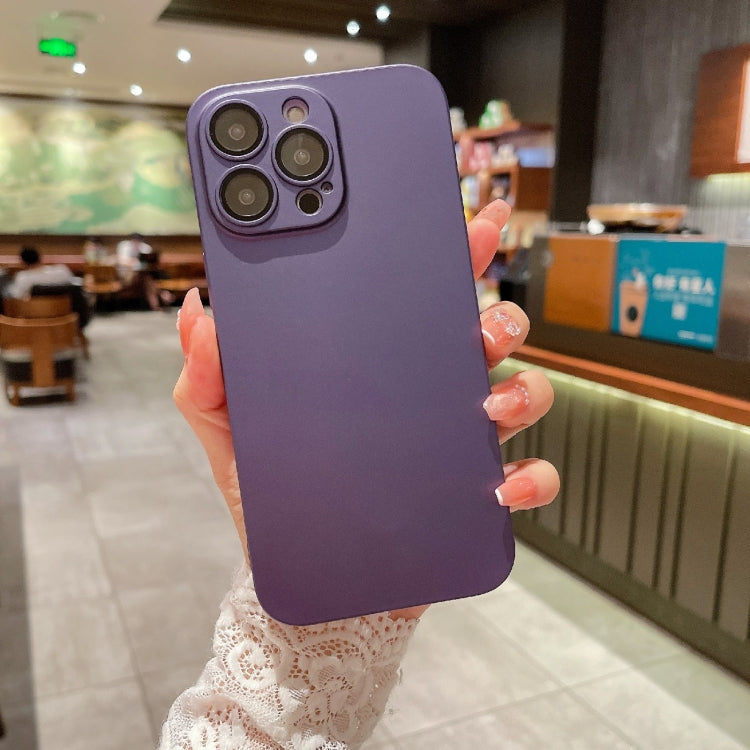Oily Feel PC Shockproof Protective Phone Case, For iPhone 14 Pro