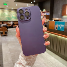 Load image into Gallery viewer, Oily Feel PC Shockproof Protective Phone Case, For iPhone 14 Pro
