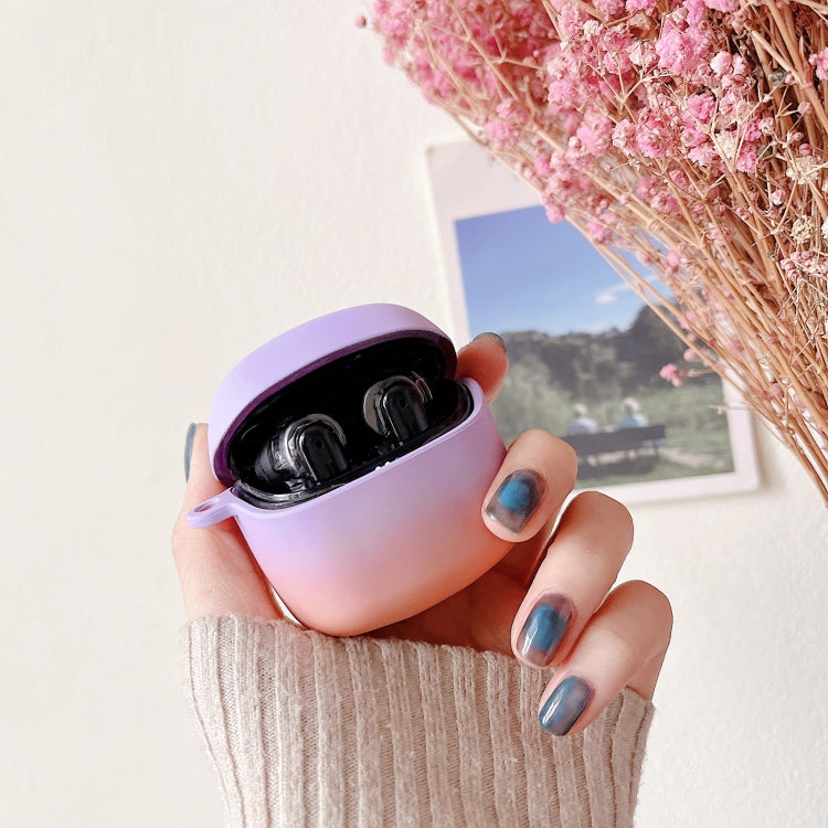 For JBL Tune Flex Earphone Gradient Frosted PC Protective Case