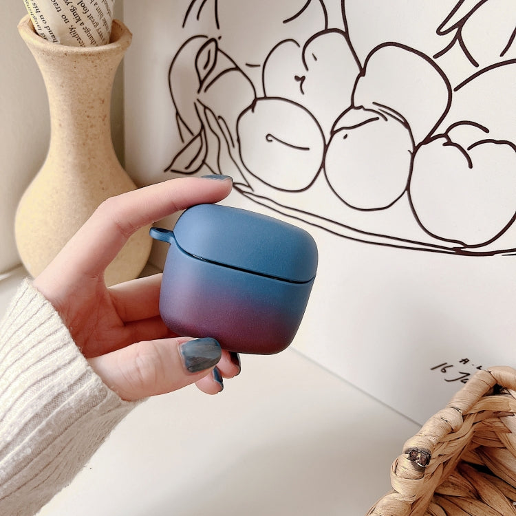 For JBL Tune Flex Earphone Gradient Frosted PC Protective Case