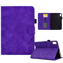 Load image into Gallery viewer, Embossed Smile Flip Tablet Leather Smart Case, For iPad 10th Gen 10.9 2022