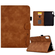 Load image into Gallery viewer, Embossed Smile Flip Tablet Leather Smart Case, For iPad 10th Gen 10.9 2022