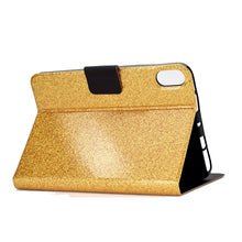Load image into Gallery viewer, Varnish Glitter Powder Smart Leather Tablet Case, For  iPad 10th Gen 10.9 2022