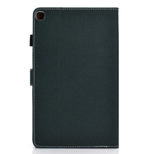 Load image into Gallery viewer, Sewing Thread Horizontal Solid Color Flat Leather Case with Sleep Function &amp; Pen Cover &amp; Anti Skid Strip &amp; Card Slot &amp; Holder, For Galaxy Tab S6 Lite