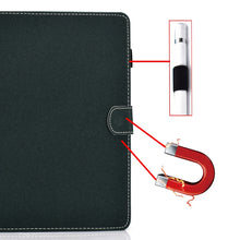 Load image into Gallery viewer, Sewing Thread Horizontal Solid Color Flat Leather Case with Sleep Function &amp; Pen Cover &amp; Anti Skid Strip &amp; Card Slot &amp; Holder, For Galaxy Tab S6 Lite