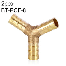 Load image into Gallery viewer, LAIZE 2pcs Pagoda Y-type Three Way Pneumatic Components, Caliber:12mm, 6mm, 8mm, 10mm, 12mm