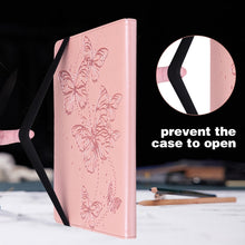 Load image into Gallery viewer, Embossed Butterfly Leather Tablet Case, For iPad 10th Gen 10.9 2022