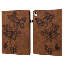 Load image into Gallery viewer, Embossed Butterfly Leather Tablet Case, For iPad 10th Gen 10.9 2022