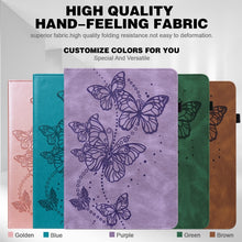 Load image into Gallery viewer, Embossed Butterfly Leather Tablet Case, For iPad 10th Gen 10.9 2022
