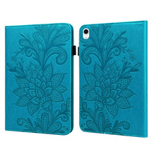 Load image into Gallery viewer, Lace Flower Embossing Pattern Leather Tablet Case, For iPad 10th Gen 10.9 2022