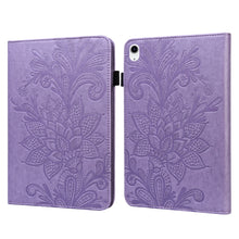 Load image into Gallery viewer, Lace Flower Embossing Pattern Leather Tablet Case, For iPad 10th Gen 10.9 2022