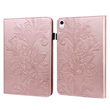 Load image into Gallery viewer, Lace Flower Embossing Pattern Leather Tablet Case, For iPad 10th Gen 10.9 2022