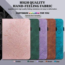 Load image into Gallery viewer, Lace Flower Embossing Pattern Leather Tablet Case, For iPad 10th Gen 10.9 2022