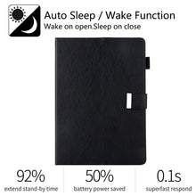 Load image into Gallery viewer, Solid Color Small Metal Buckle Leather Smart Tablet Case, For iPad 10th Gen 10.9 2022