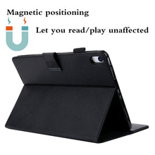 Load image into Gallery viewer, Solid Color Small Metal Buckle Leather Smart Tablet Case, For iPad 10th Gen 10.9 2022