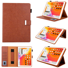 Load image into Gallery viewer, Solid Color Small Metal Buckle Leather Smart Tablet Case, For iPad 10th Gen 10.9 2022