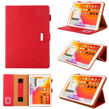 Load image into Gallery viewer, Solid Color Small Metal Buckle Leather Smart Tablet Case, For iPad 10th Gen 10.9 2022