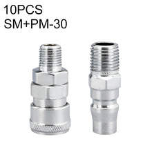 Load image into Gallery viewer, 10pcs C-type Self-lock Air Tube Pneumatic Quick Fitting Connector, PF-20, PF-30, PF-40, PH-20, PH-30, PH-40, PM-20, PM-30, PM-40, PP-20, PP-30, PP-40, SF-20, SF-30, SF-40, SH-20, SH-30, SH-40, SM-20, SM-30, SM-40, SP-20, SP-30, SP-40, SF+PF-20, SF+PF-3...