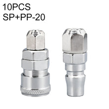 Load image into Gallery viewer, 10pcs C-type Self-lock Air Tube Pneumatic Quick Fitting Connector, PF-20, PF-30, PF-40, PH-20, PH-30, PH-40, PM-20, PM-30, PM-40, PP-20, PP-30, PP-40, SF-20, SF-30, SF-40, SH-20, SH-30, SH-40, SM-20, SM-30, SM-40, SP-20, SP-30, SP-40, SF+PF-20, SF+PF-3...