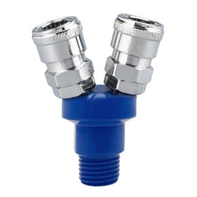 Load image into Gallery viewer, C-type Self-lock Pneumatic Components, Round Two Way, Round Two Way G1/2, Round Triplet, Round Triplet G1/2, Two Way, Triplet, 4-way, 5-way
