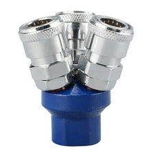 Load image into Gallery viewer, C-type Self-lock Pneumatic Components, Round Two Way, Round Two Way G1/2, Round Triplet, Round Triplet G1/2, Two Way, Triplet, 4-way, 5-way