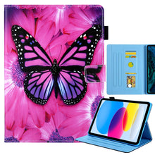Load image into Gallery viewer, Colored Drawing Leather Smart Tablet Case, For iPad 10th Gen 10.9 2022