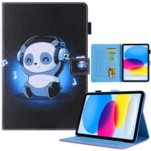 Load image into Gallery viewer, Colored Drawing Leather Smart Tablet Case, For iPad 10th Gen 10.9 2022