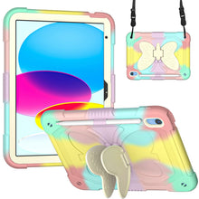 Load image into Gallery viewer, Butterfly Kickstand Heavy Duty Hard Rugged Tablet Case, For iPad 10th Gen 10.9 2022