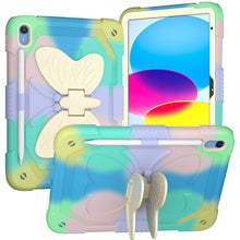 Load image into Gallery viewer, Butterfly Kickstand Heavy Duty Hard Rugged Tablet Case, For iPad 10th Gen 10.9 2022