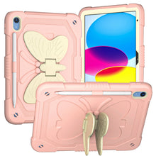 Load image into Gallery viewer, Butterfly Kickstand Heavy Duty Hard Rugged Tablet Case, For iPad 10th Gen 10.9 2022
