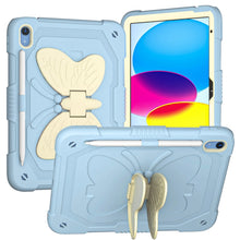 Load image into Gallery viewer, Butterfly Kickstand Heavy Duty Hard Rugged Tablet Case, For iPad 10th Gen 10.9 2022