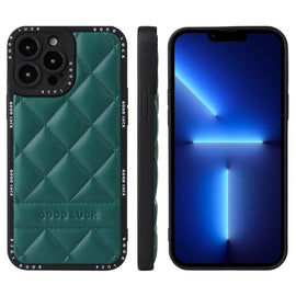 Diamond Pattern Leather Phone Case, For iPhone 12 Pro Max