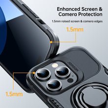 Load image into Gallery viewer, JOYROOM PC + TPU Dual-layer Shockproof Phone Case with Rotating Holder, For iPhone 14 Pro