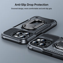 Load image into Gallery viewer, JOYROOM PC + TPU Dual-layer Shockproof Phone Case with Rotating Holder, For iPhone 14 Pro