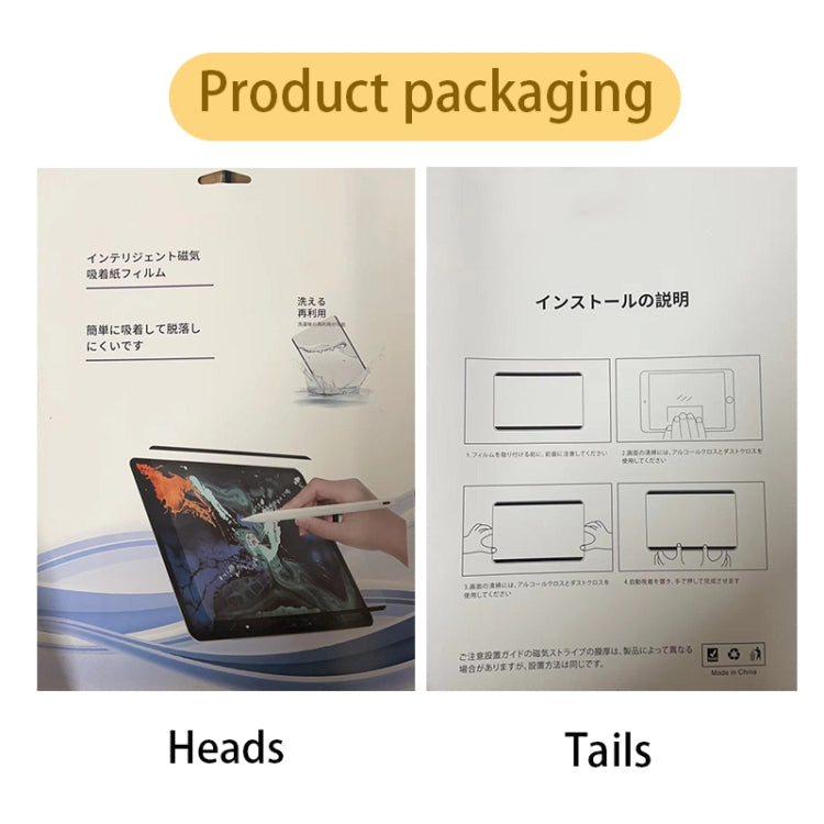 For iPad Pro 11 2022 / 2021 / 2020 / 2018 Magnetic Removable Tablet Paperfeel Film, For iPad Pro 12.9 2018 / 2020 / 2021, For iPad Pro 11 2022 / 2021 / 2020 / 2018, For iPad 10.2 / Pro 10.5 / Air 2019, For iPad mini 6, For iPad mini 5 / 4              ...