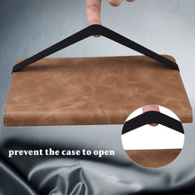 Load image into Gallery viewer, Solid Color Embossed Striped Leather Tablet Case, For iPad 10th Gen 10.9 2022