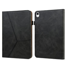 Load image into Gallery viewer, Solid Color Embossed Striped Leather Tablet Case, For iPad 10th Gen 10.9 2022