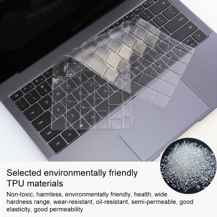 Transparent and Dustproof TPU Laptop Keyboard Protective Film, For Huawei MateBook X Pro, For Huawei MateBook D 15.6 inch