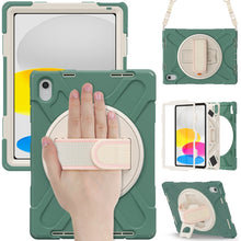 Load image into Gallery viewer, Rotatable Kickstand Grip Heavy Duty Hard Rugged Tablet Case, For iPad 10th Gen 10.9 2022