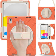 Load image into Gallery viewer, Rotatable Kickstand Grip Heavy Duty Hard Rugged Tablet Case, For iPad 10th Gen 10.9 2022