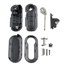 Load image into Gallery viewer, For Fiat 3 Button Folding Car Key Case Remote Control Shell SIP22, Black Switch Button, White Switch Button, Black Special Button, White Switch Trunk Button