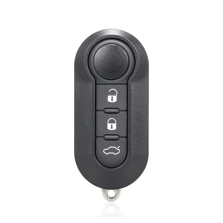 For Fiat 3 Button Folding Car Key Case Remote Control Shell SIP22, Black Switch Button, White Switch Button, Black Special Button, White Switch Trunk Button