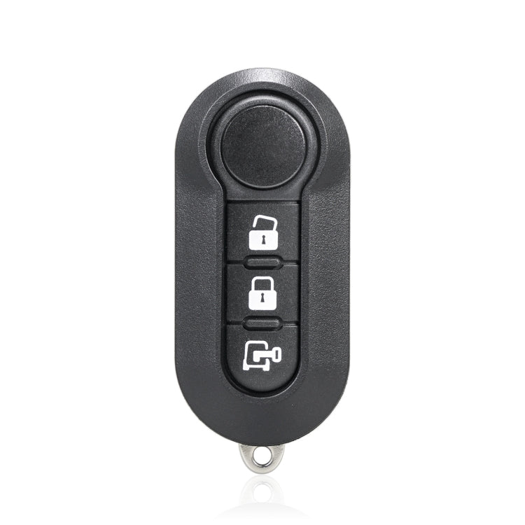 For Fiat 3 Button Folding Car Key Case Remote Control Shell SIP22, Black Switch Button, White Switch Button, Black Special Button, White Switch Trunk Button