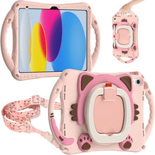 Load image into Gallery viewer, Cute Cat King Kids Shockproof EVA Tablet Case, For iPad 10th Gen 10.9 2022