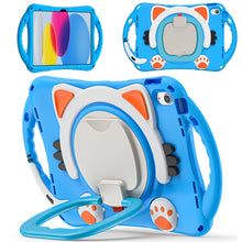 Load image into Gallery viewer, Cute Cat King Kids Shockproof EVA Tablet Case, For iPad 10th Gen 10.9 2022
