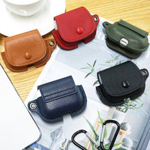 Load image into Gallery viewer, Backpack Style PU Leather Earphone Protective Case with Lanyard, For AirPods 1 / 2, For AirPods Pro, For AirPods 3, For AirPods Pro 2