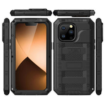 Load image into Gallery viewer, Shockproof Waterproof Dustproof Metal + Silicone Phone Case, For iPhone 14 Pro Max, For iPhone 14 Pro, For iPhone 14, For iPhone 14 Plus