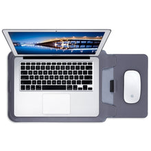 Load image into Gallery viewer, PU Leather 4 in 1 Laptop Bag with Functional Bracket, For MacBook 12 / 14 inch, For MacBook 15 / 16 inch